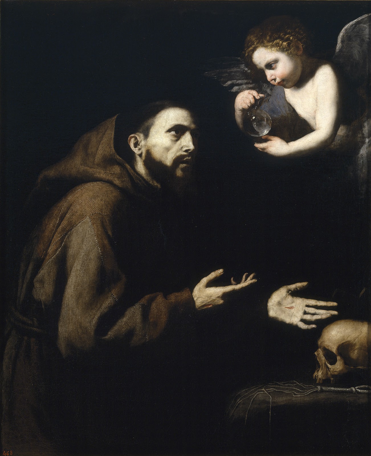 Vision of saint francis of assisi